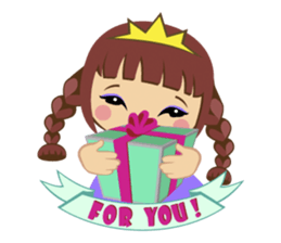 Alexis, funny little princess sticker #1707885