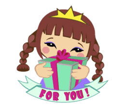 Alexis, funny little princess sticker #1707885
