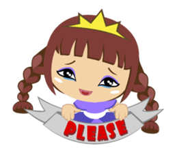 Alexis, funny little princess sticker #1707886