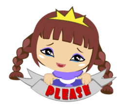 Alexis, funny little princess sticker #1707886