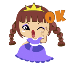 Alexis, funny little princess sticker #1707887