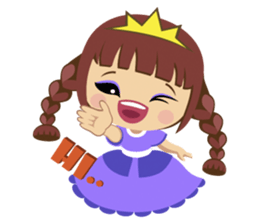 Alexis, funny little princess sticker #1707888