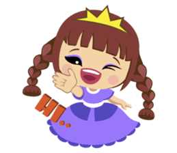 Alexis, funny little princess sticker #1707888
