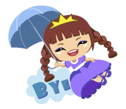 Alexis, funny little princess sticker #1707889
