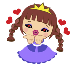 Alexis, funny little princess sticker #1707891