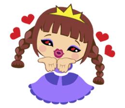 Alexis, funny little princess sticker #1707891