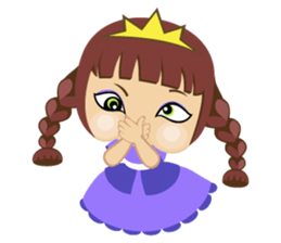 Alexis, funny little princess sticker #1707892