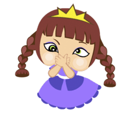 Alexis, funny little princess sticker #1707892