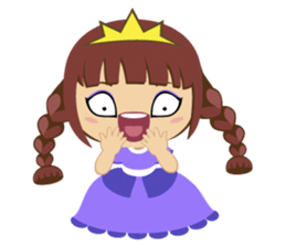 Alexis, funny little princess sticker #1707895