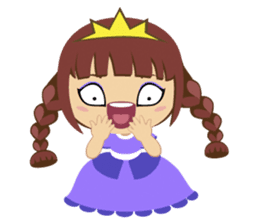 Alexis, funny little princess sticker #1707895