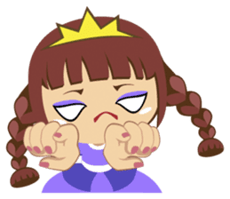 Alexis, funny little princess sticker #1707896