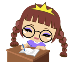 Alexis, funny little princess sticker #1707898