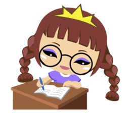 Alexis, funny little princess sticker #1707898