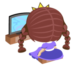 Alexis, funny little princess sticker #1707902