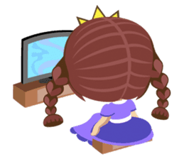 Alexis, funny little princess sticker #1707902