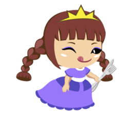 Alexis, funny little princess sticker #1707904