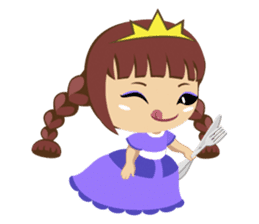 Alexis, funny little princess sticker #1707904