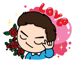 Mike & Belle lover sticker #1707905