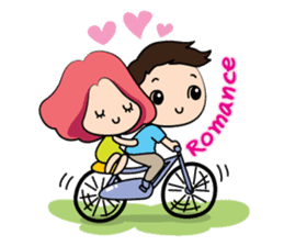 Mike & Belle lover sticker #1707909