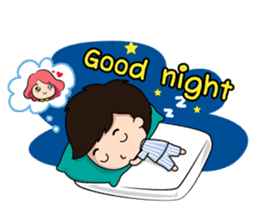 Mike & Belle lover sticker #1707912