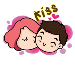 Mike & Belle lover sticker #1707919