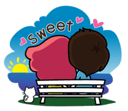 Mike & Belle lover sticker #1707944