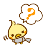 FUWA and MOCO of the rabbit (English) sticker #1708030