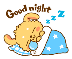 FUWA and MOCO of the rabbit (English) sticker #1708031