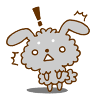 FUWA and MOCO of the rabbit (English) sticker #1708035