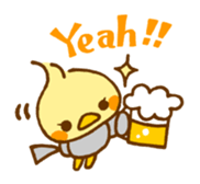 FUWA and MOCO of the rabbit (English) sticker #1708045