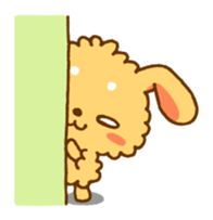 FUWA and MOCO of the rabbit (English) sticker #1708054