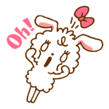 FUWA and MOCO of the rabbit (English) sticker #1708055