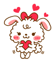 FUWA and MOCO of the rabbit (English) sticker #1708058