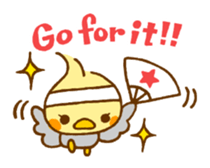 FUWA and MOCO of the rabbit (English) sticker #1708062