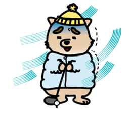 Shiba Inu golfers sticker #1708106
