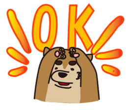 Shiba Inu golfers sticker #1708111