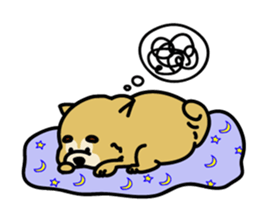 Shiba Inu golfers sticker #1708113