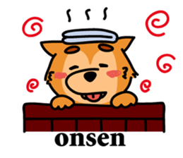 Shiba Inu golfers sticker #1708115