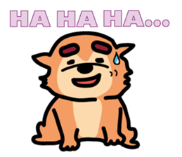 Shiba Inu golfers sticker #1708119