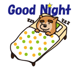 Shiba Inu golfers sticker #1708123