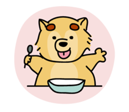 Shiba Inu golfers sticker #1708125