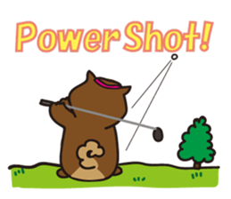 Shiba Inu golfers sticker #1708131