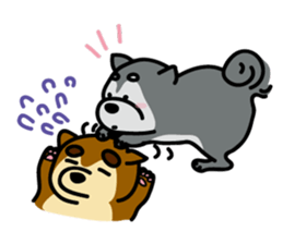 Shiba Inu golfers sticker #1708132