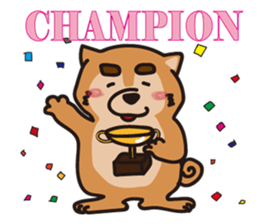 Shiba Inu golfers sticker #1708133