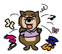 Shiba Inu golfers sticker #1708141