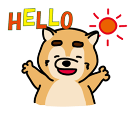 Shiba Inu golfers sticker #1708143