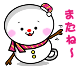 Snowman Kitty sticker #1708146