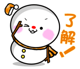 Snowman Kitty sticker #1708147