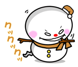 Snowman Kitty sticker #1708152