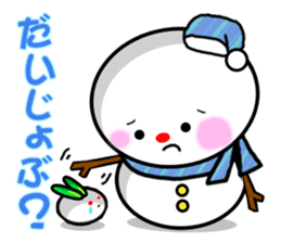 Snowman Kitty sticker #1708159